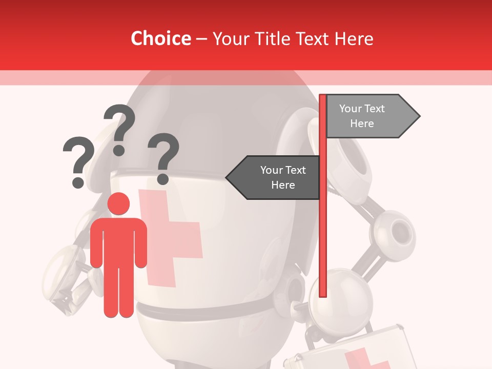 Abstract Technology Nurse PowerPoint Template