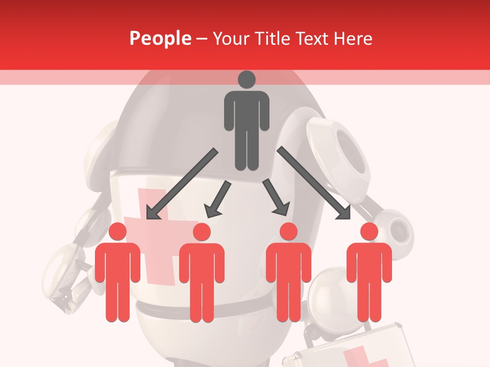 Abstract Technology Nurse PowerPoint Template