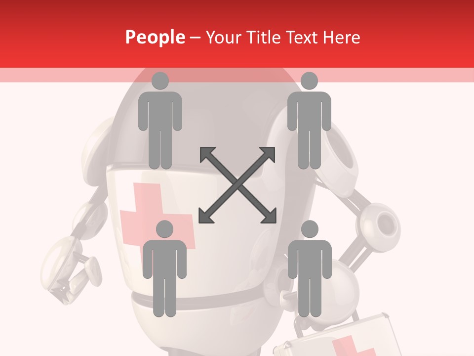 Abstract Technology Nurse PowerPoint Template