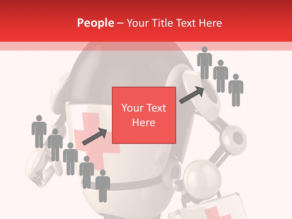 Abstract Technology Nurse PowerPoint Template