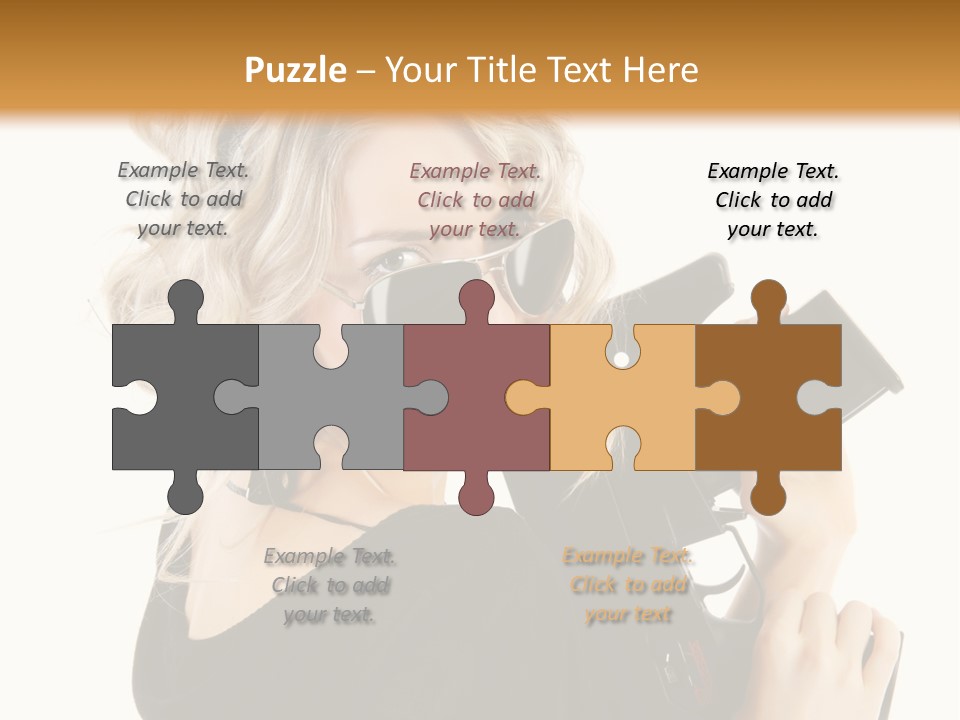 Expression White Cute PowerPoint Template