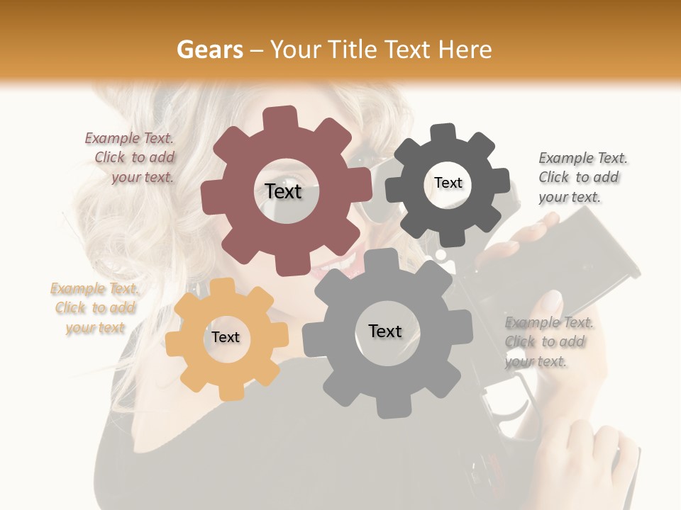 Expression White Cute PowerPoint Template