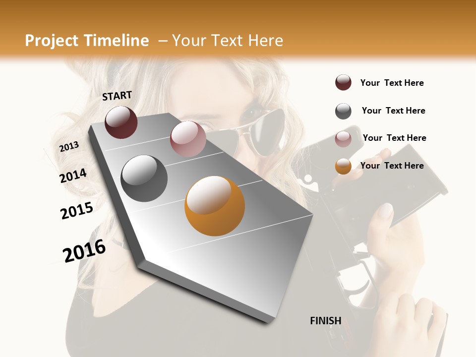 Expression White Cute PowerPoint Template