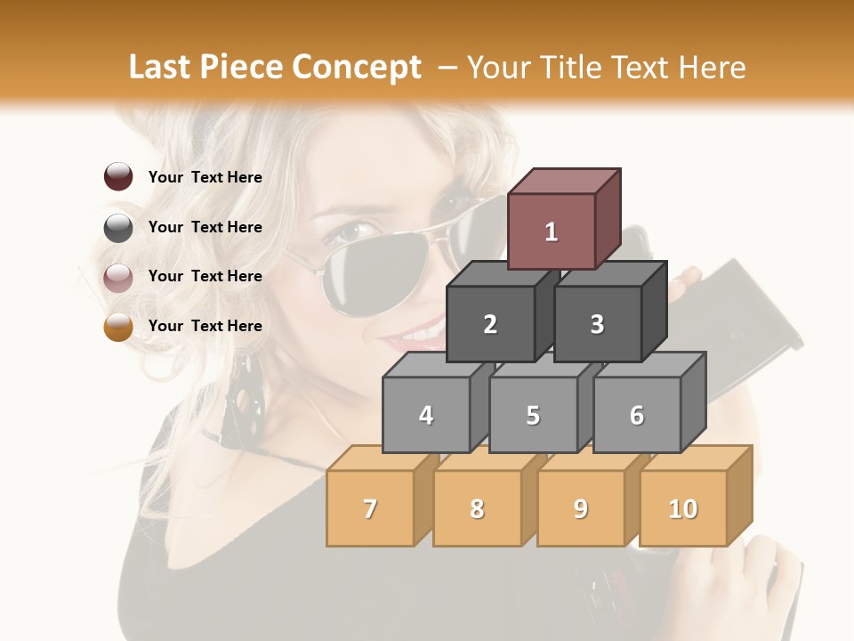 Expression White Cute PowerPoint Template