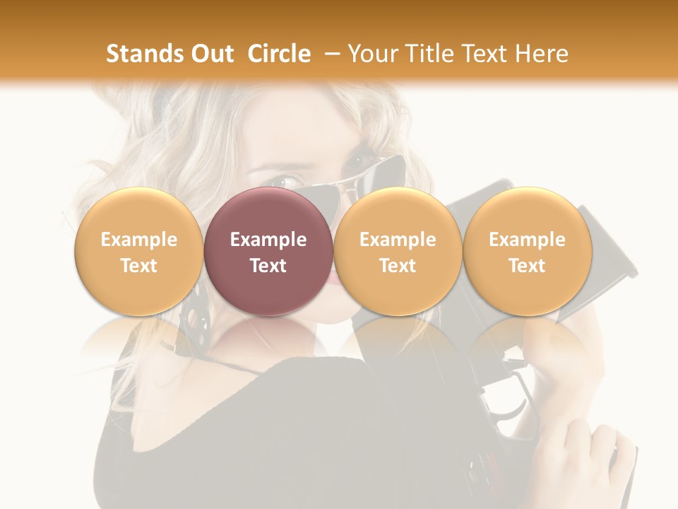 Expression White Cute PowerPoint Template