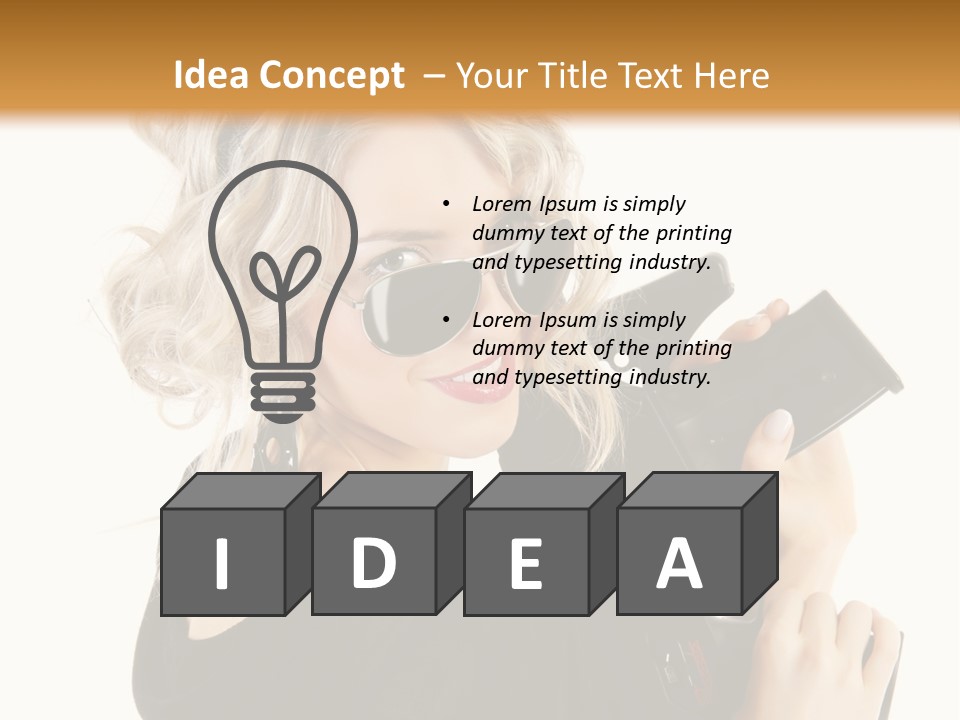 Expression White Cute PowerPoint Template