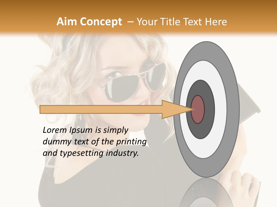 Expression White Cute PowerPoint Template