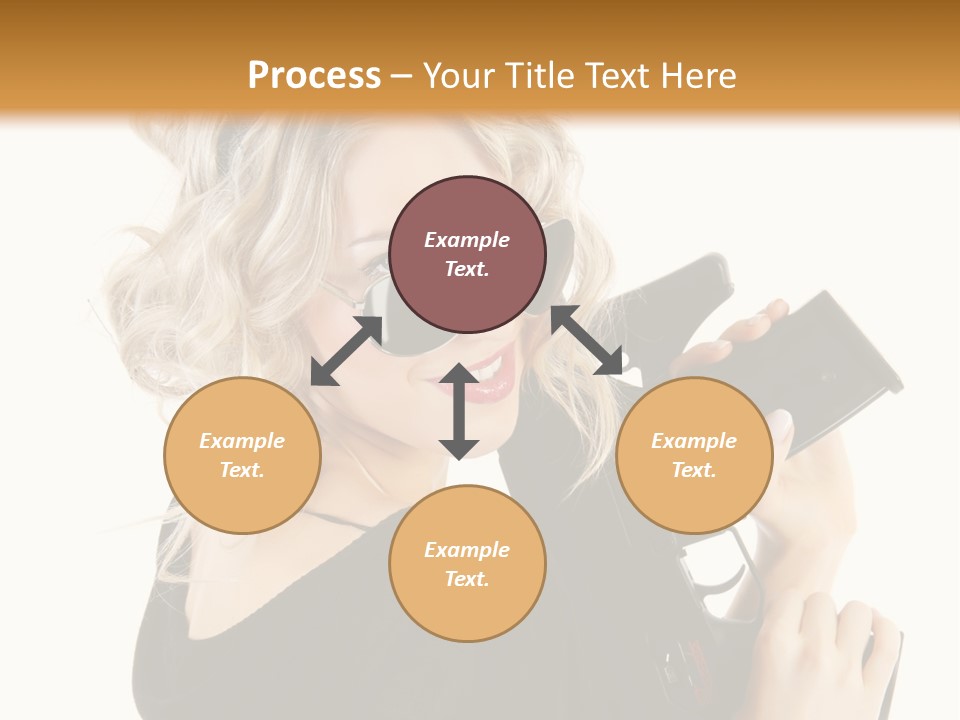 Expression White Cute PowerPoint Template