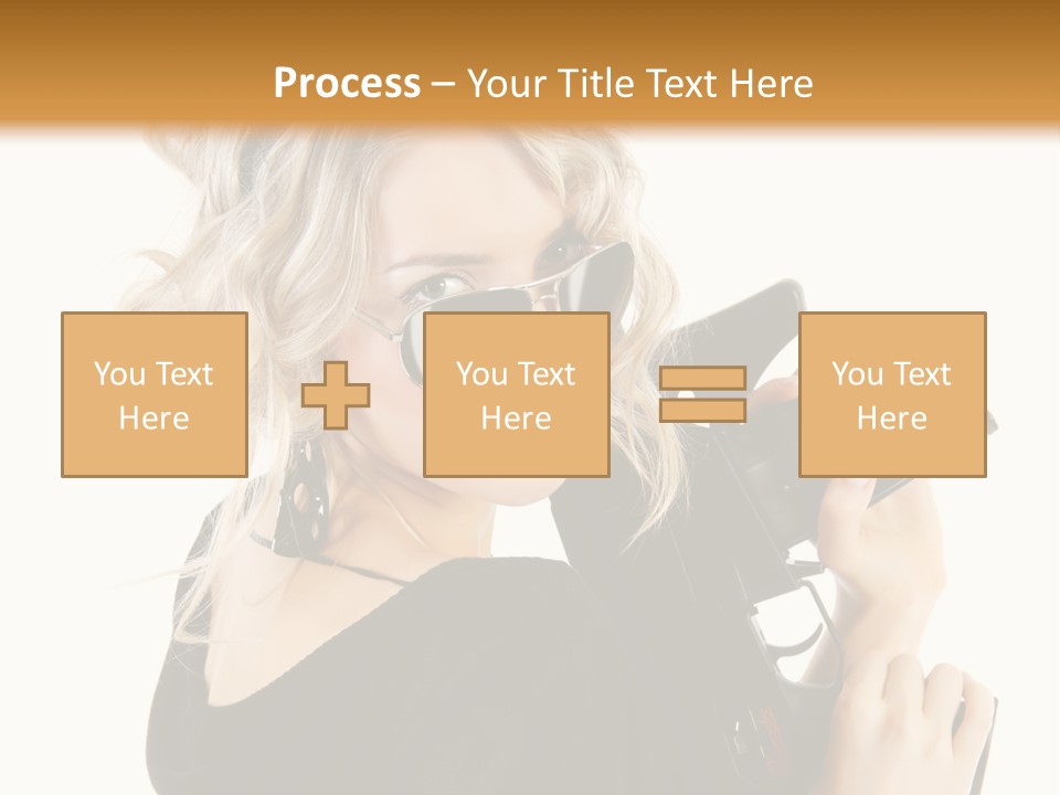 Expression White Cute PowerPoint Template
