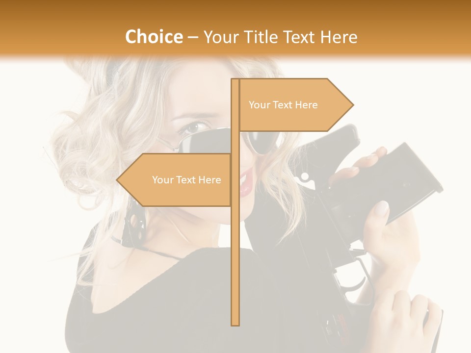 Expression White Cute PowerPoint Template