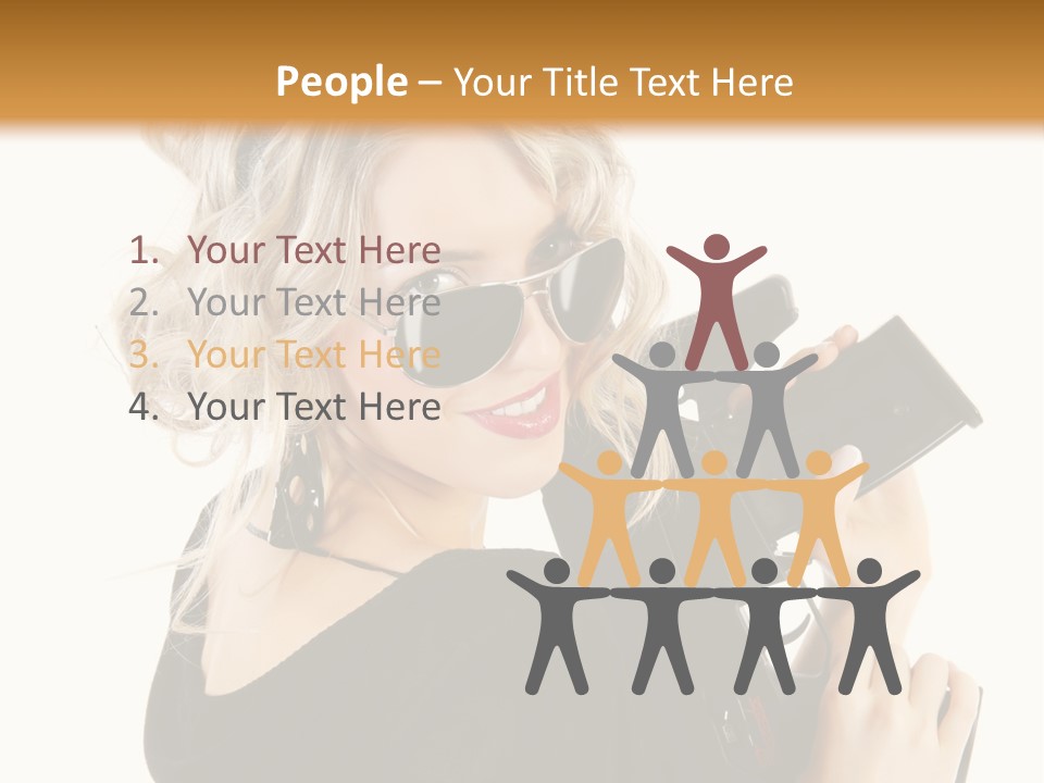 Expression White Cute PowerPoint Template