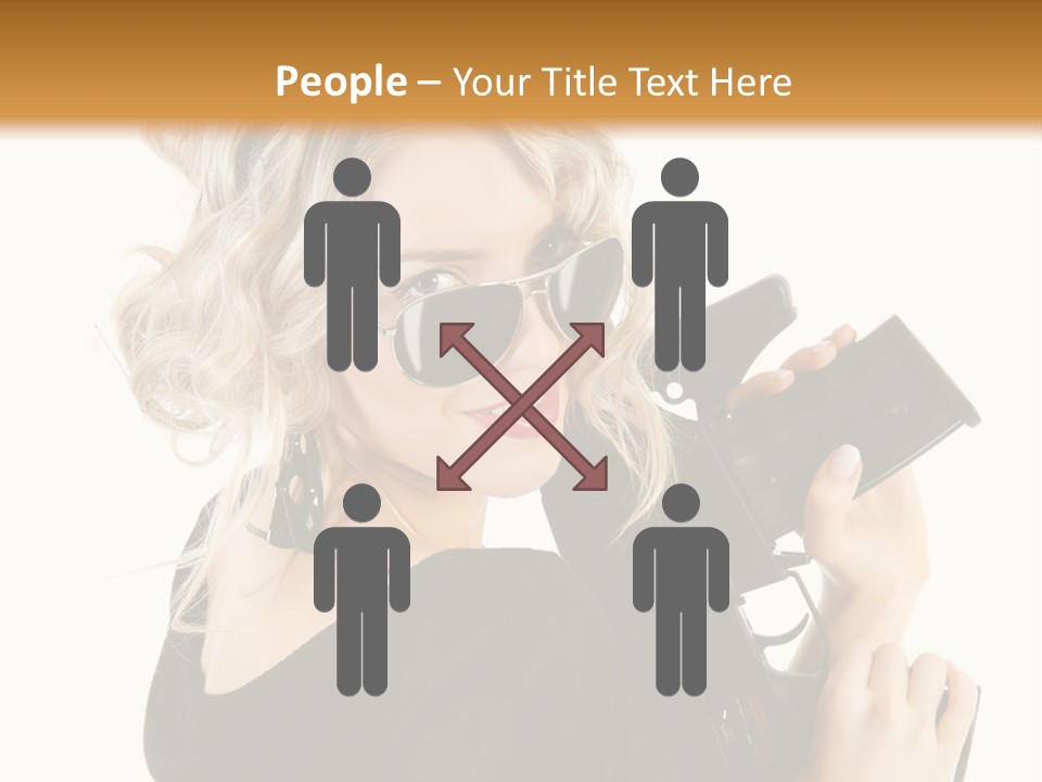 Expression White Cute PowerPoint Template