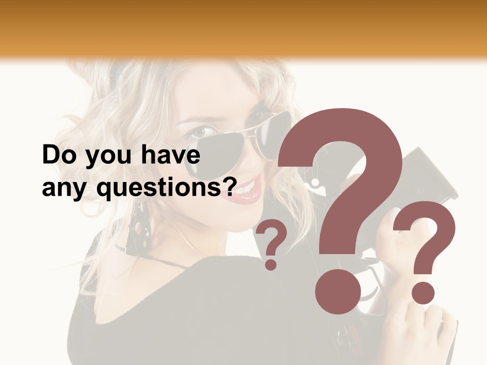 Expression White Cute PowerPoint Template