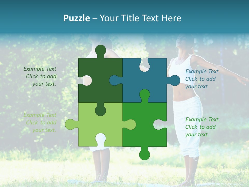 Natural Smiling Slim PowerPoint Template