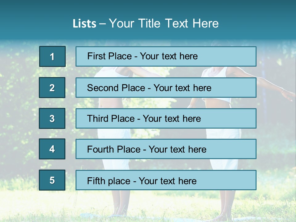 Natural Smiling Slim PowerPoint Template