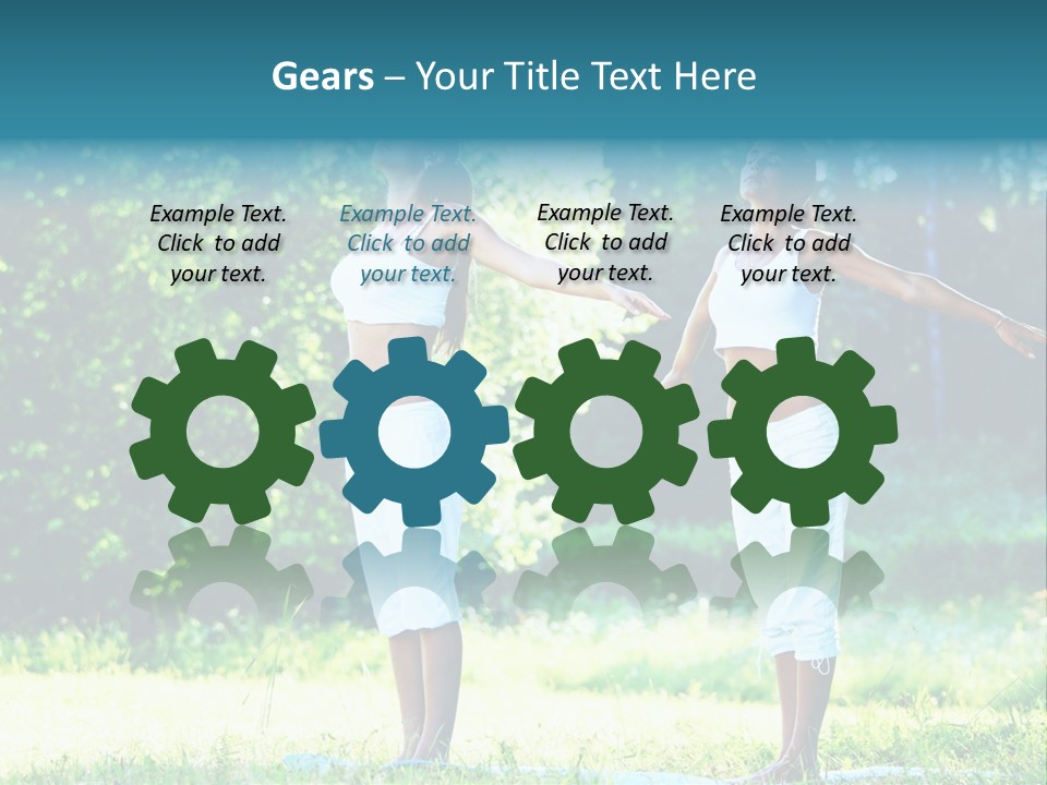 Natural Smiling Slim PowerPoint Template