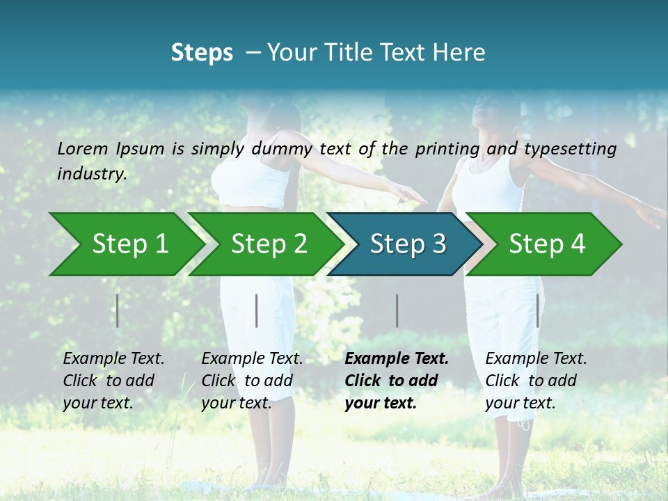 Natural Smiling Slim PowerPoint Template