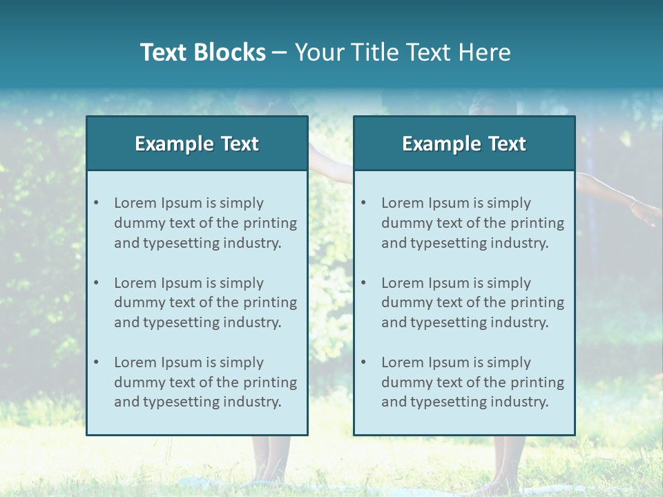 Natural Smiling Slim PowerPoint Template
