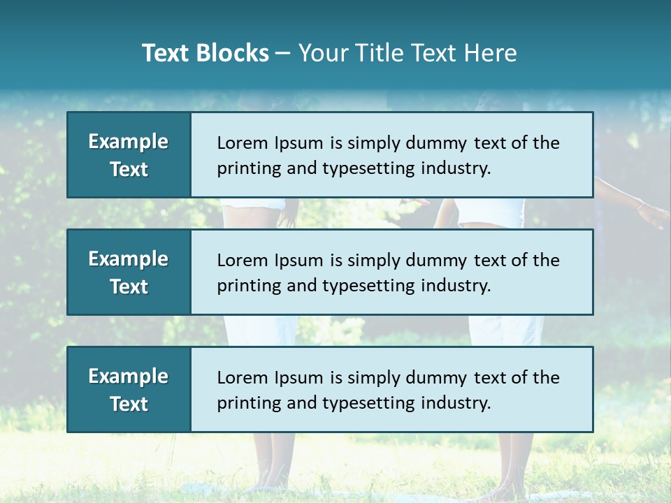 Natural Smiling Slim PowerPoint Template