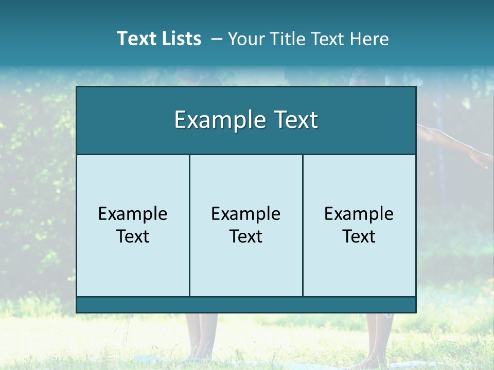 Natural Smiling Slim PowerPoint Template
