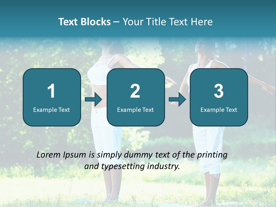 Natural Smiling Slim PowerPoint Template