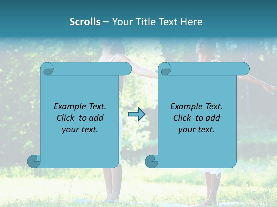 Natural Smiling Slim PowerPoint Template