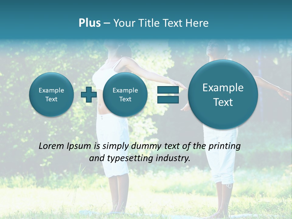 Natural Smiling Slim PowerPoint Template