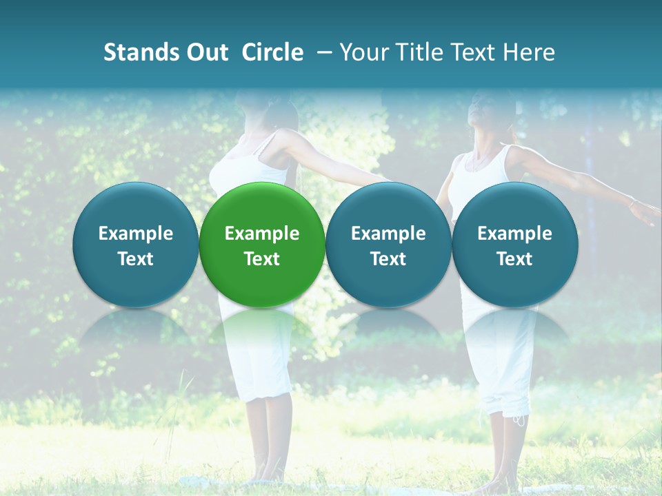 Natural Smiling Slim PowerPoint Template