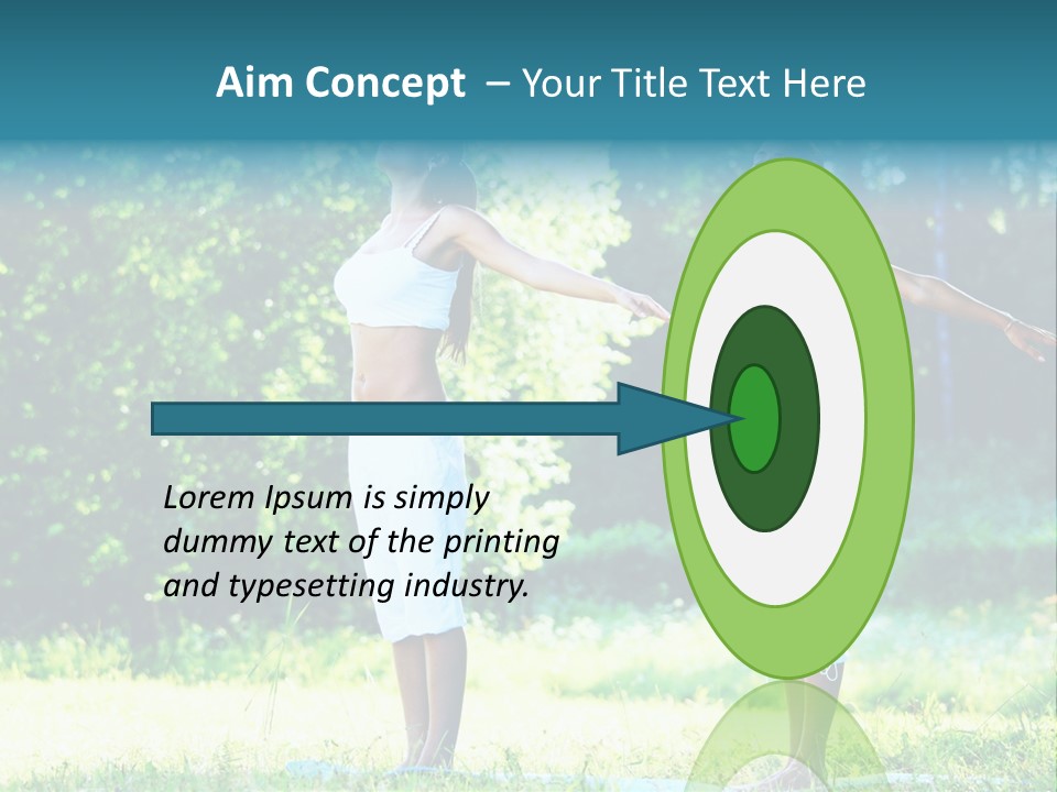 Natural Smiling Slim PowerPoint Template