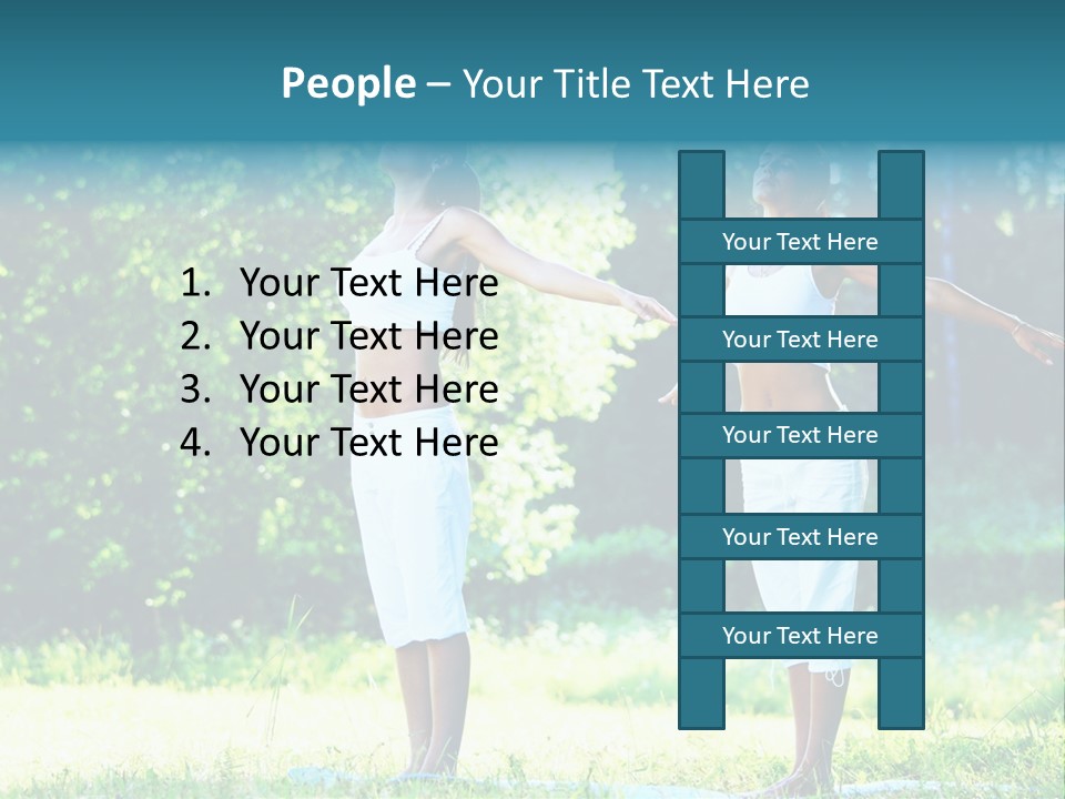 Natural Smiling Slim PowerPoint Template