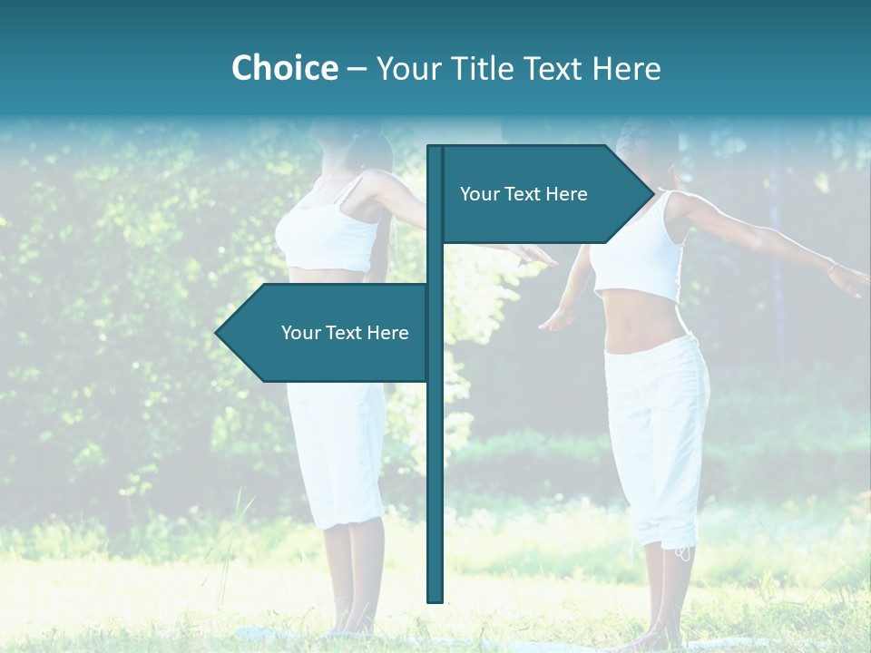 Natural Smiling Slim PowerPoint Template