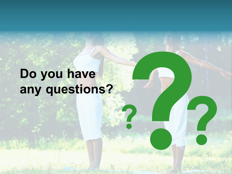 Natural Smiling Slim PowerPoint Template