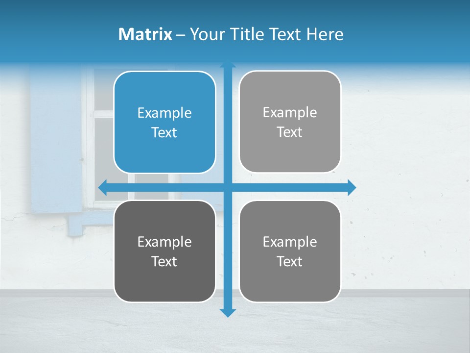 Decoration Door Interior PowerPoint Template