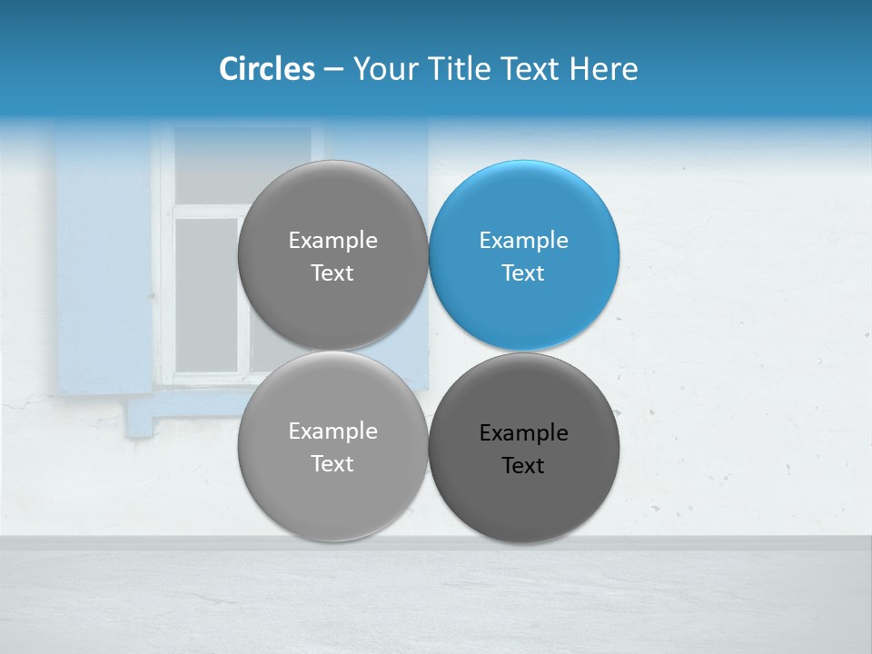 Decoration Door Interior PowerPoint Template