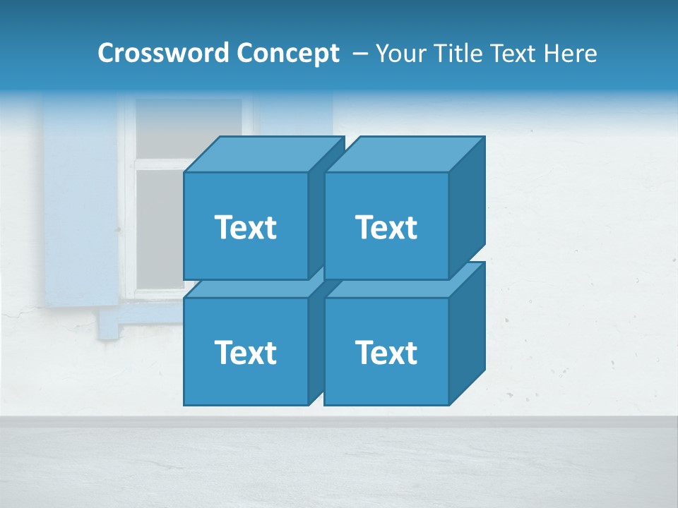 Decoration Door Interior PowerPoint Template