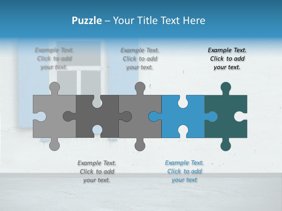 Decoration Door Interior PowerPoint Template