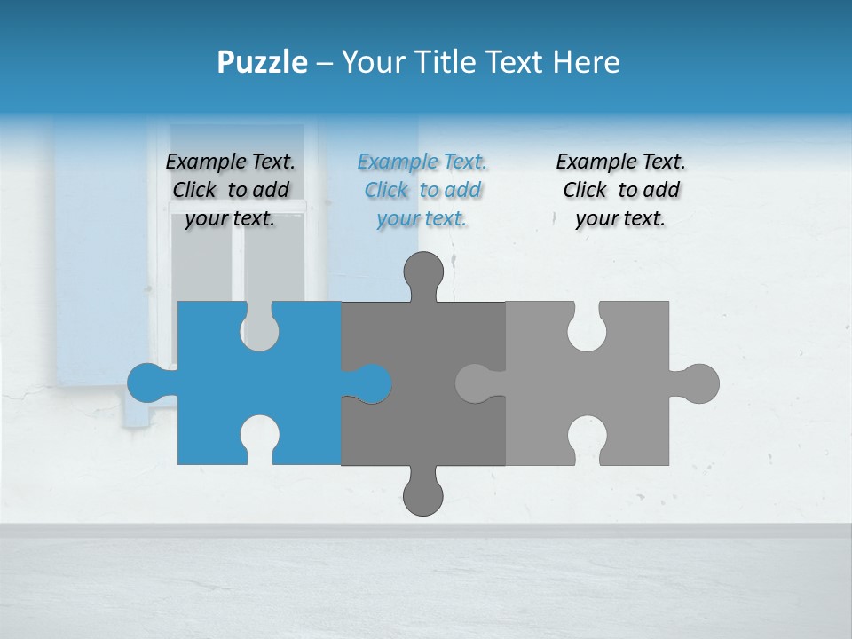 Decoration Door Interior PowerPoint Template