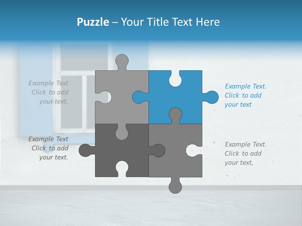 Decoration Door Interior PowerPoint Template