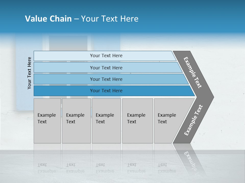 Decoration Door Interior PowerPoint Template