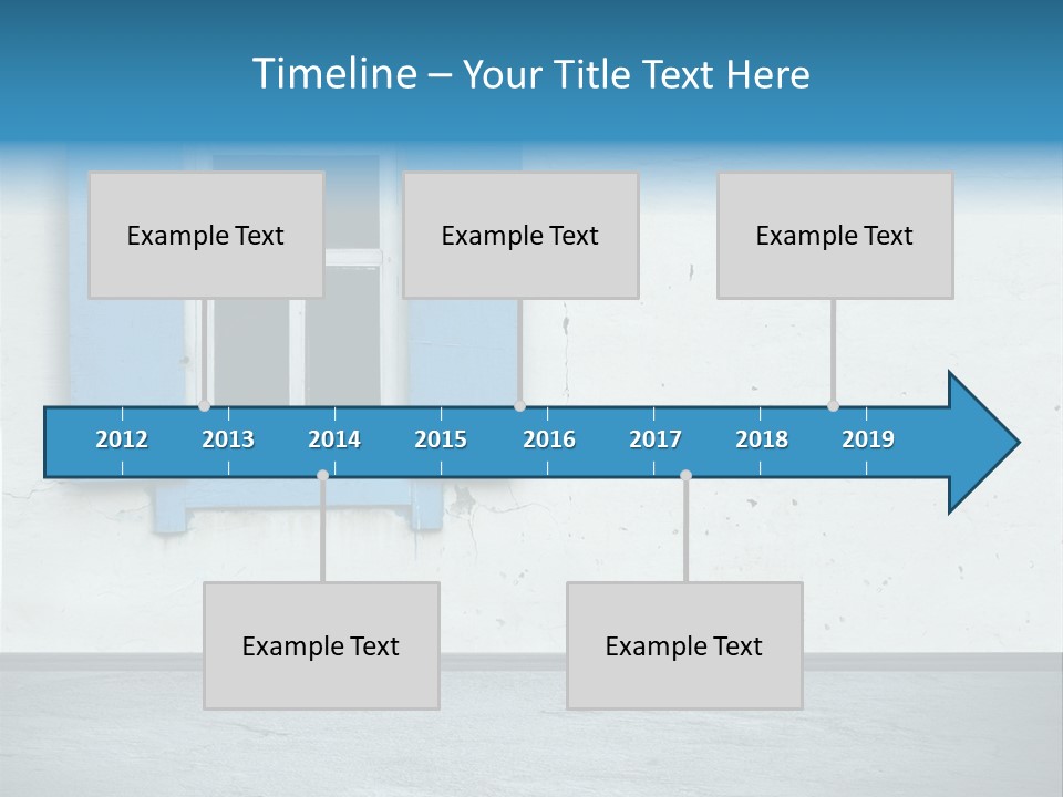 Decoration Door Interior PowerPoint Template