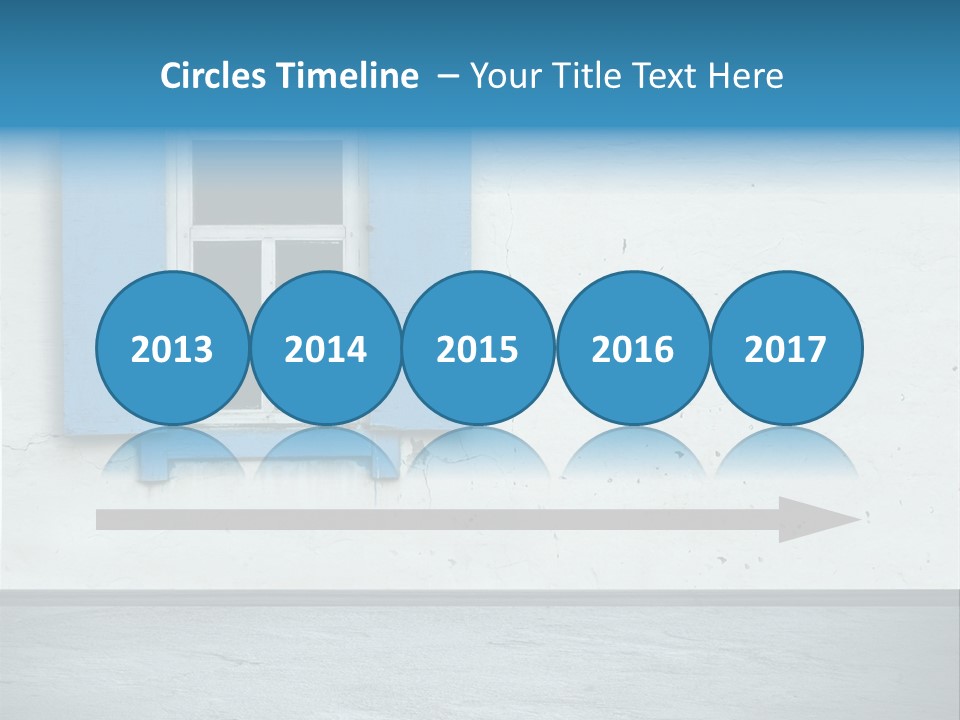 Decoration Door Interior PowerPoint Template