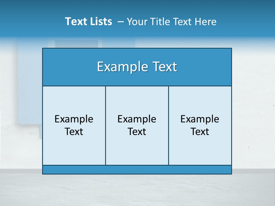 Decoration Door Interior PowerPoint Template