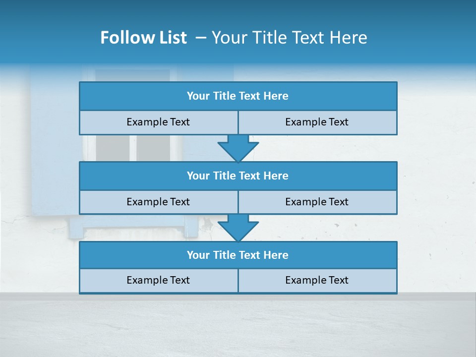 Decoration Door Interior PowerPoint Template