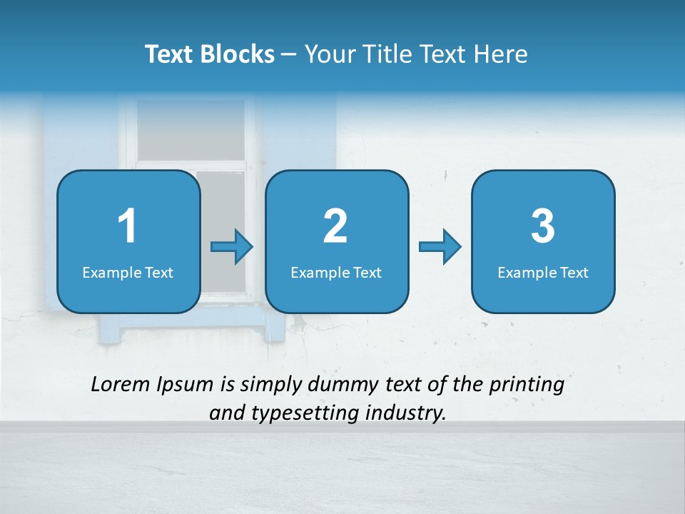 Decoration Door Interior PowerPoint Template