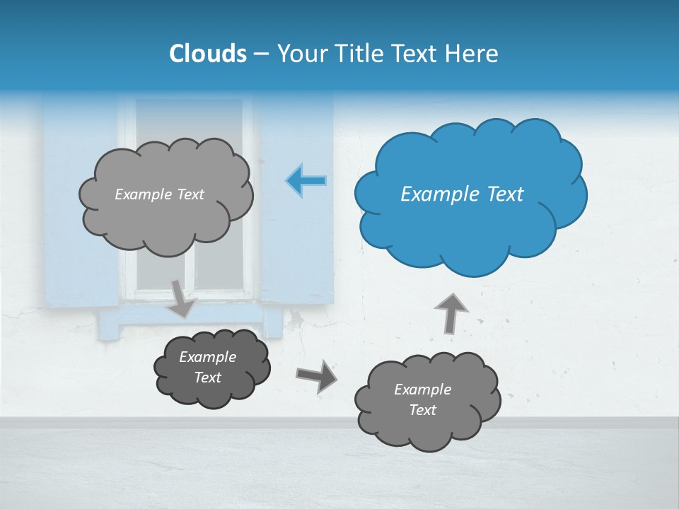 Decoration Door Interior PowerPoint Template