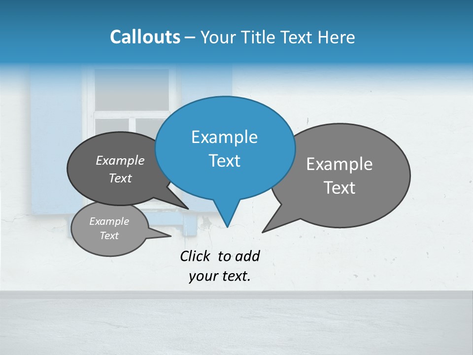 Decoration Door Interior PowerPoint Template