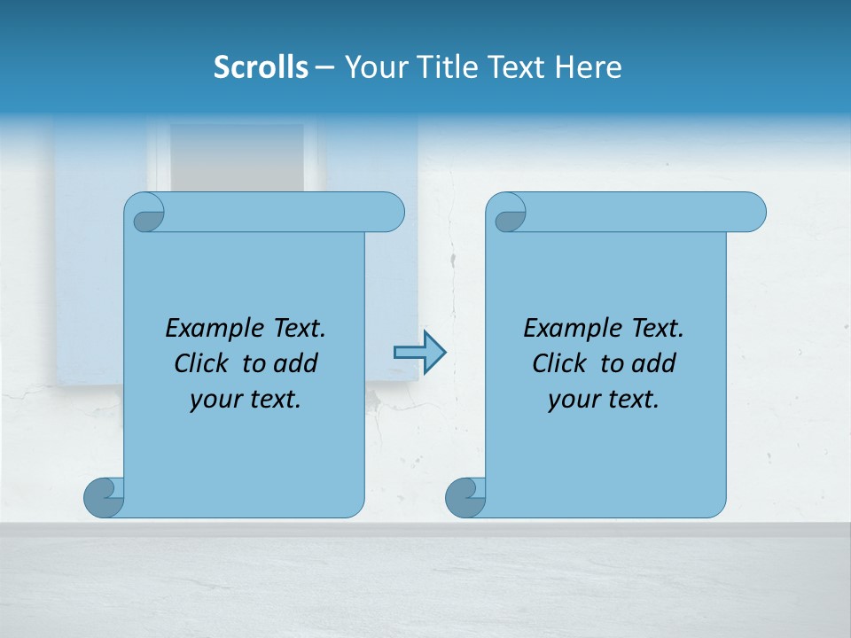 Decoration Door Interior PowerPoint Template