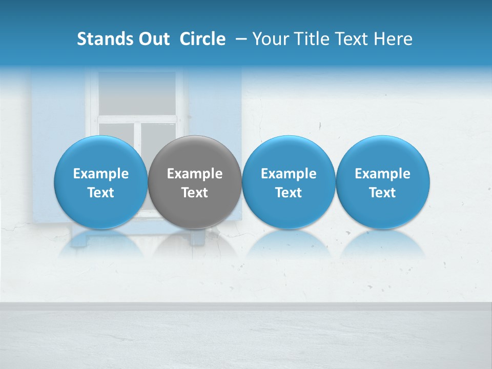 Decoration Door Interior PowerPoint Template