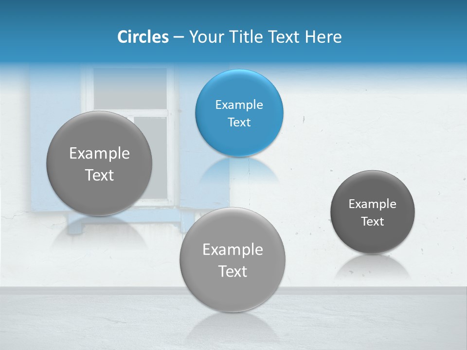 Decoration Door Interior PowerPoint Template