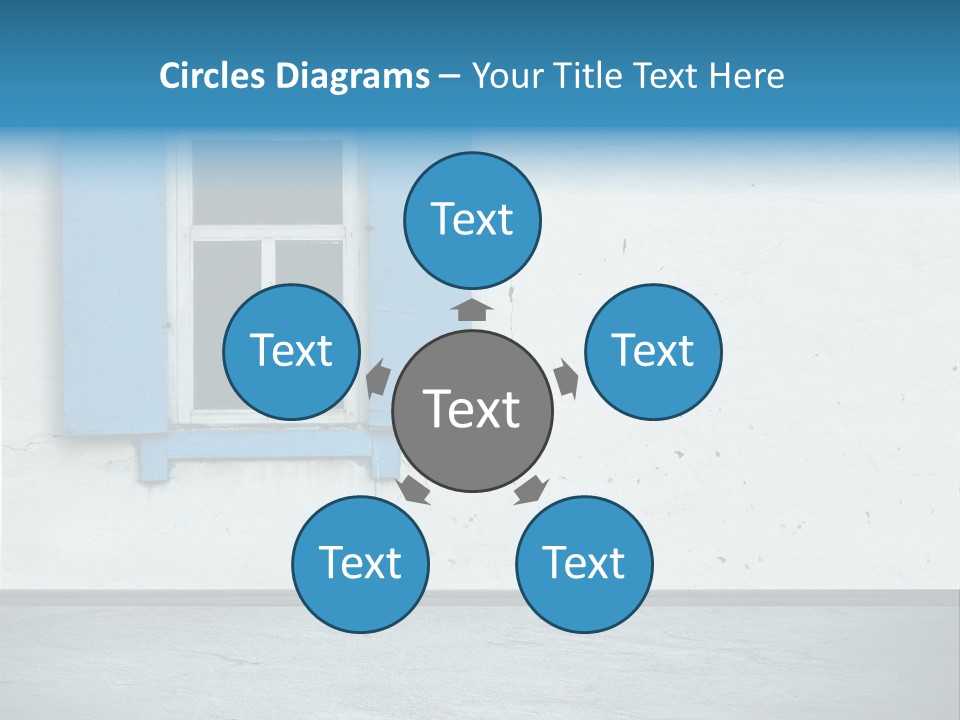 Decoration Door Interior PowerPoint Template